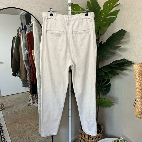 🤍 We The Free Twenty-Nine Ivory Utility Pants Sz 29 | High Rise Straight Leg - Picture 9 of 10